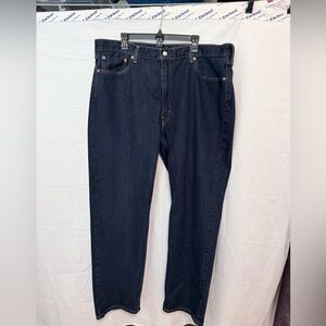 Men Levi's Dark Indigo Straight Jeans
